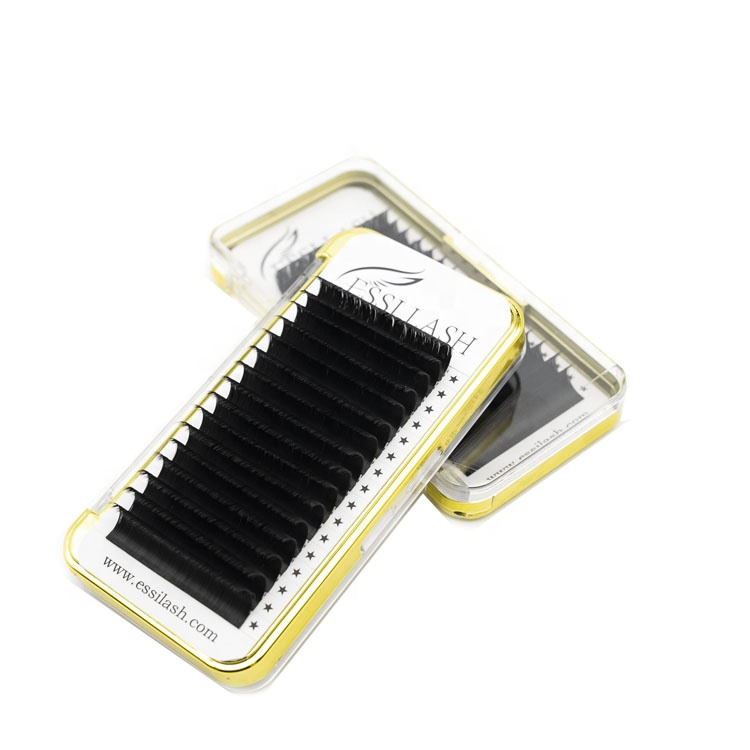 ESSI 1s Blooming Lashes Wholesale Vendor Volume Eyelashes 0.05 0.07 Easy Fanning Eyelash Extension 